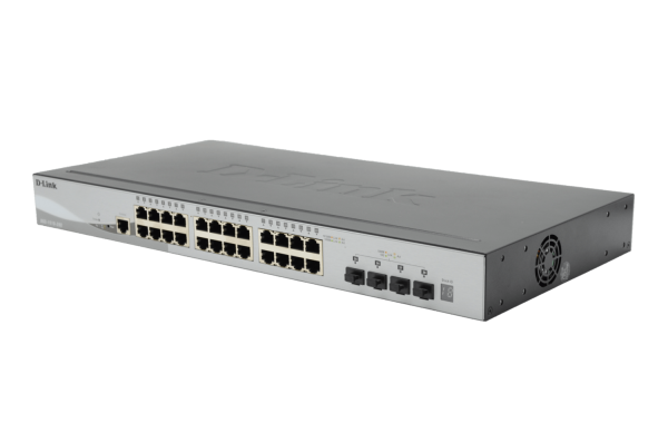 SWITCH 28 PORTS 24 PORTS 10/100/1000 BASE - T + 4 PORTS COMBO SFP SMART SWITCH - D-LINK