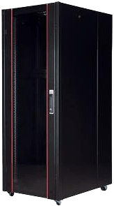 3123660970 ARMOIRE DE BRASSAGE HYPERLINE 32U 19" SUR PIED - PERFORE - MONTE - 600X600X1566 - GRIS - LANDE