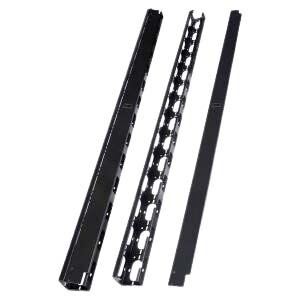 3246194096 ACCESSOIRE 42U METAL PANNEAU DE GESTION DE CABLE VERTICAL JEU GAUCHE/DROITE 97X97X1885 BL - LANDE