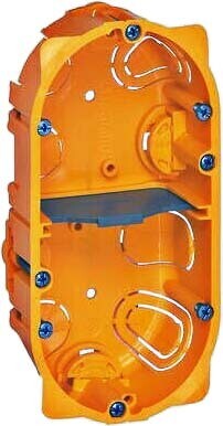 BOITE ENCASTRE 4 MODULES PROFONDEUR 4MM COULEUR JAUNE - LEGRAND