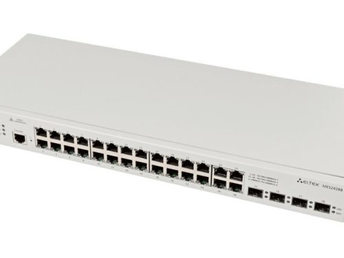 ETHERNET - SWITCH MES2428B 24 PORTS 10/100/1000BASE - T 4 PORTS 10/100/1000BASE - T/100BASE - FX/1000BASE - X COMBO L2 220V AC 12V DC - ELTEX