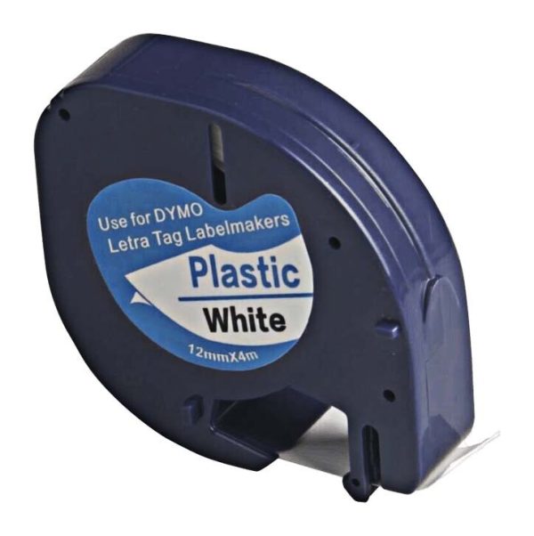 ETIQUETTES BLANC EN PLASTIQUES POUR ETIQUETEUSE - DYMO