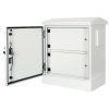 3303868972 ARMOIRE DE BRASSAGE MOBESELINE IP66 12U 19" SUR PIED - PLEIN - MONTE - 650X450X845 - GRIS - LANDE