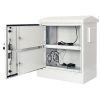 3303880118 ARMOIRE DE BRASSAGE MOBESELINE IP66 12U 19" SUR PIED - PLEIN - MONTE - 650X450X845 - GRIS - LANDE