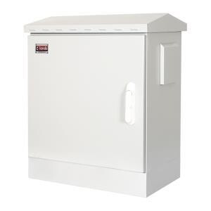 3303886810 ARMOIRE DE BRASSAGE MOBESELINE IP66 12U 19" SUR PIED - PLEIN - MONTE - 650X450X845 - GRIS - LANDE