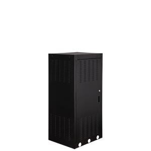 3303933789 ARMOIRE DE BRASSAGE AUDIO VIDEO SYSTEM 24U 19" SUR PIED - OUVERT - MONTE - 557X470X1191 - NOIR - LANDE