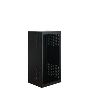 3303935521 ARMOIRE DE BRASSAGE AUDIO VIDEO SYSTEM 24U 19" SUR PIED - OUVERT - MONTE - 557X470X1191 - NOIR - LANDE