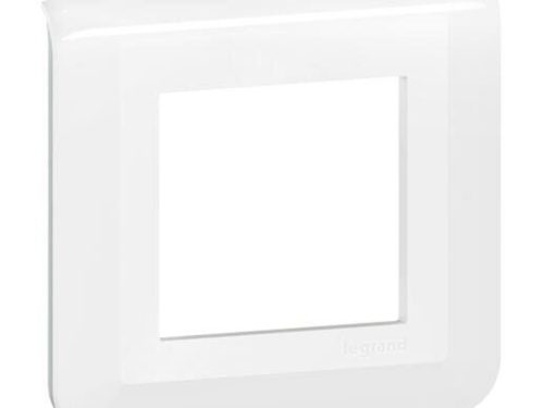 PLAQUE MOSAIC DE PRISE APPARENTE - 2 MODULES - BLANC - LEGRAND