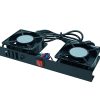 3318823138 VENTILATEUR DE 2 EMPLACEMENTS ET 2 VENTILATEURS - PLAFONNIER - SANS FILTRE - SANS THERMOSTAT - AVEC INTERRUPTEUR - SANS AFFICHEUR - METALLIQUE - NU - NOIR - LANDE