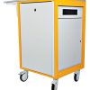 3329200580 STATIONS DE TRAVAIL ET SOLUTIONS BUREAUTIQUES 600* 670 - 1016 - RAL 7035 GRIS CLAIR - RAL 1028 JAUNE MELON