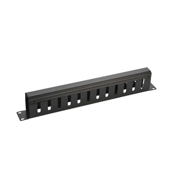 3591938195 GUIDE CABLE COUVERCLE 1U DE 12 VOIES - 79MM - METALLIQUE - NOIR
