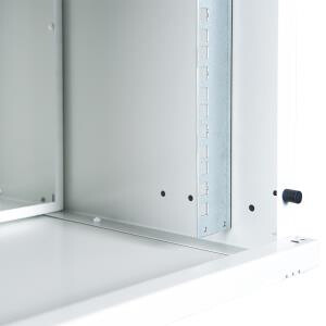 3654132156 ARMOIRE DE BRASSAGE SOHO 12U 19" MURALE - SEMI-MONTE - 540X400X592 - GRIS - PINSOL