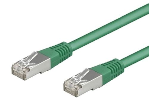 CORDON DE BRASSAGE 0.5M CAT6 F/UTP - VERT - LINXCOM