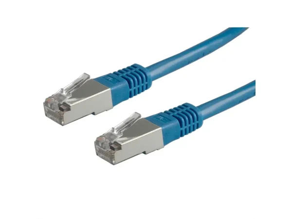 3986954531 CORDON DE BRASSAGE 0.5M CAT6 F/UTP - BLEU - LINXCOM