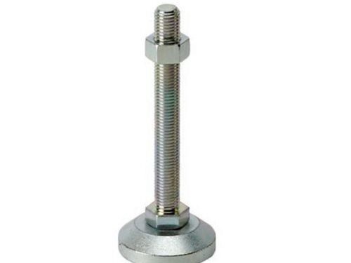 PIED D'ARMOIRE AJUSTABLE EN ACIER - M16X90MM - JAUNE