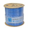 4378831389 CABLE RESEAU INDOOR CAT6A F/FTP - CUIVRE - BOBINE 500M - HF - AWG23 - BLUE - ERKA
