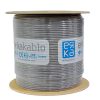 CABLE RESEAU INDOOR CAT6 F/UTP - CUIVRE - BOBINE 500M - PVC - AWG23 - GRIS - ERKA