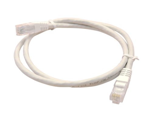 CORDON DE BRASSAGE 01M CAT6E UTP - GRIS - NETSYSTEM