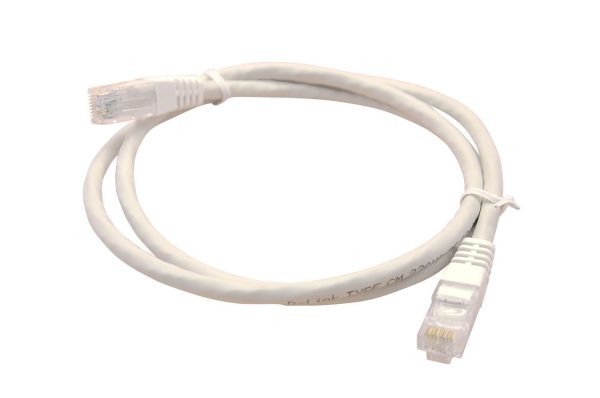 4456451174 CORDON DE BRASSAGE 01M CAT6E UTP - GRIS - NETSYSTEM