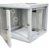 4456457895 ARMOIRE DE BRASSAGE PROLINE 09U 19'' MURALE - VITREE - MONTE - 600X450X505 - GRIS - PINSOL