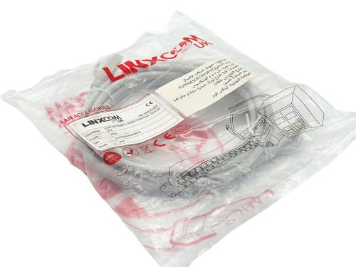 CORDON DE BRASSAGE 03M CAT6A F/UTP - GRIS - LINXCOM