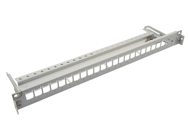 4525388859 LEXCOM PATCH PANEL 19" 24 PORT LIGHT GREY - LEXCOM