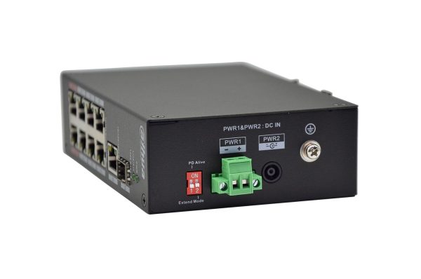 SWITCH 09 PORTS (8 MEGA POE - 1 GIGA) +1 GIGA SFP - NON MANAGABLE - NON RACKABLE - FIXATION MURAL - DAHUA
