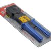 4558618071 PINCE A SERTIR (RJ45 - RJ11) AVEC PROTEGE DE LAME JAUNE - BLUE