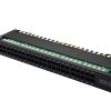4560018222 PANNEAU DE BRASSAGE TELEPHONIQUE 1U 50 PORTS CAT3 - METALLIQUE - ENET