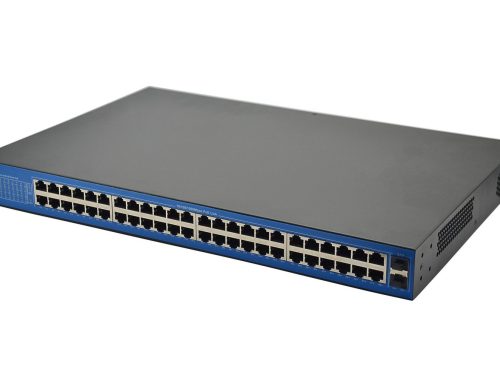 SWITCH GIGA 48 PORTS +2 SFP - NON MANAGABLE - RACKABLE - POE - ENET