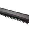 PANNEAU DE BRASSAGE 1U 24 PORTS CAT6 FTP - METALLIQUE - NOIR - ENET