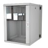 4827668244 ARMOIRE DE BRASSAGE PROLINE AVEC PIVOTANT 16U 19" MURALE - VITREE - MONTE - 600X750X818 - GRIS - PINSOL