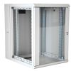 4827673225 ARMOIRE DE BRASSAGE PROLINE AVEC PIVOTANT 16U 19" MURALE - VITREE - MONTE - 600X750X818 - GRIS - PINSOL