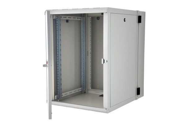 4827674388 ARMOIRE DE BRASSAGE PROLINE AVEC PIVOTANT 16U 19" MURALE - VITREE - MONTE - 600X750X818 - GRIS - PINSOL