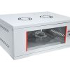 4827754866 ARMOIRE DE BRASSAGE SECURITY BOX 04U 19" MURALE - VITREE - DEMONTE - 540X400X239 - GRIS - PINSOL