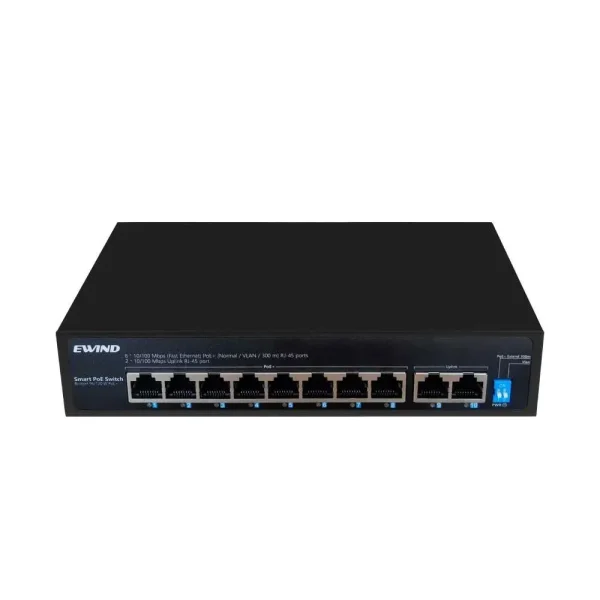 4840569833 SWITCH MEGA 10 PORTS (8 PORTS POE) - NON MANAGABLE - NON RACKABLE - ENET